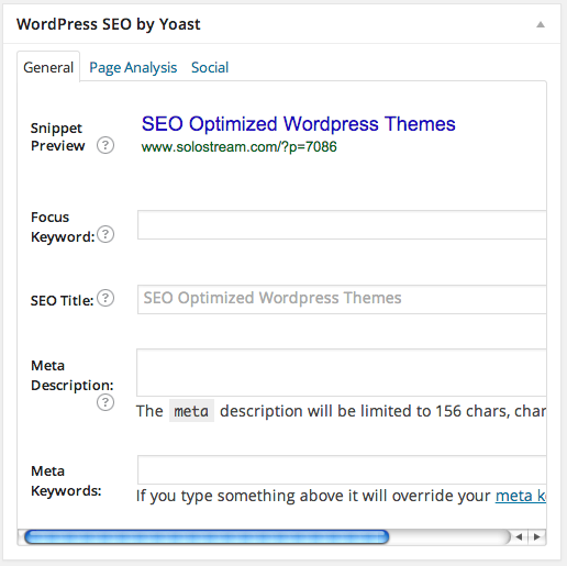 SEO Optimized WordPress Themes