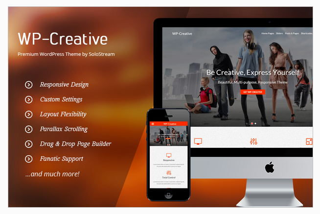 WP-Creative premium WordPress theme