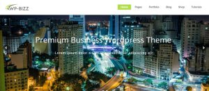 Wp Biz premium wordpress theme from solostream